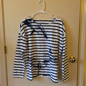 J. Crew Whale Wildlife Conservation Top!